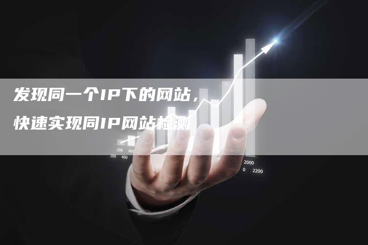 发现同一个IP下的网站，快速实现同IP网站检测