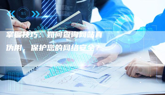 掌握技巧：如何查询网站真伪用，保护您的网络安全？