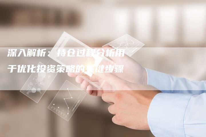 深入解析：持仓过程分析用于优化投资策略的关键步骤