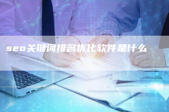 seo关键词排名优化软件是什么